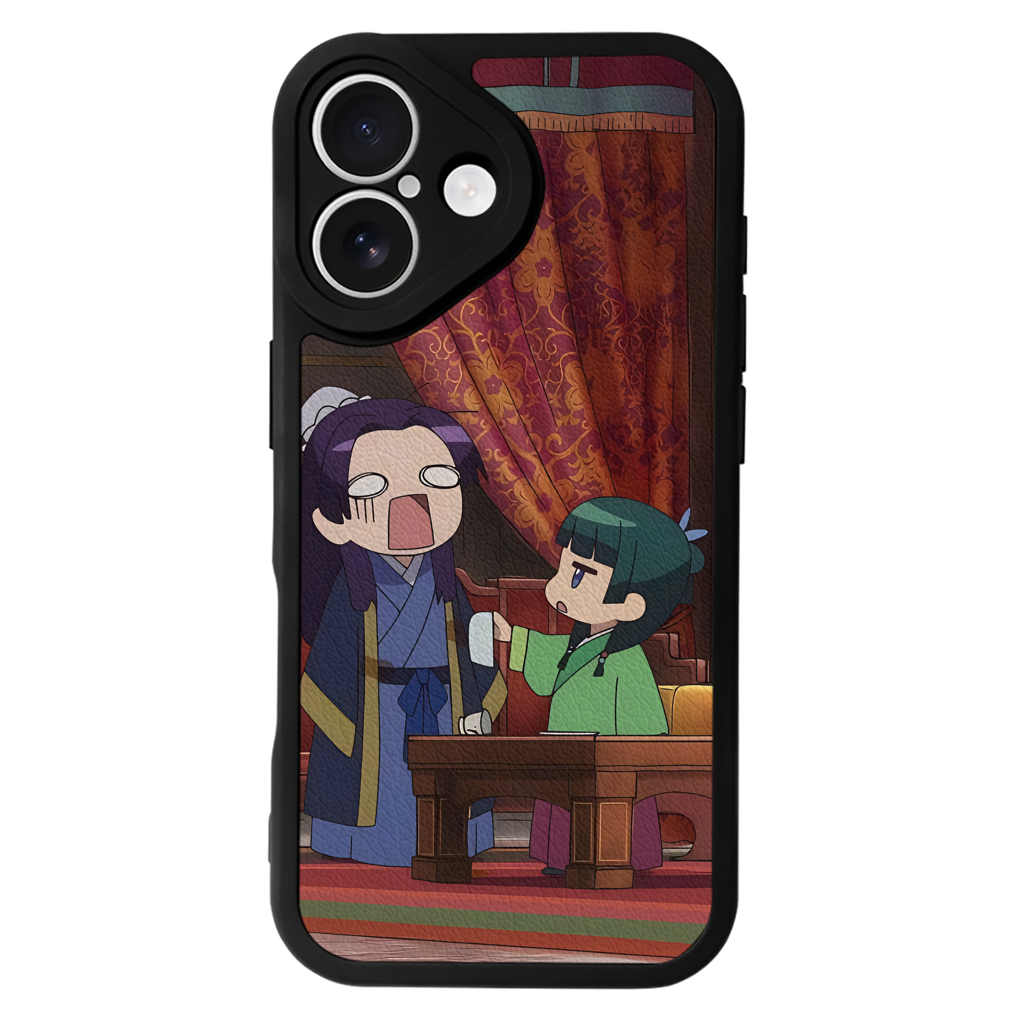 薬屋のひとりごと The Apothecary Diaries 【iPhone 16シリーズ対応】シリコンスマホケース（レザー調） 材質：シリコン